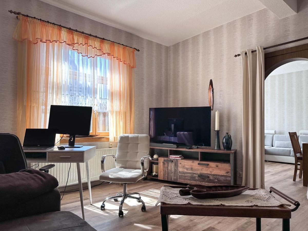 Schoene Altbauwohnung Mit Grosser Sonnenterrasse Rudolstadt Esterno foto